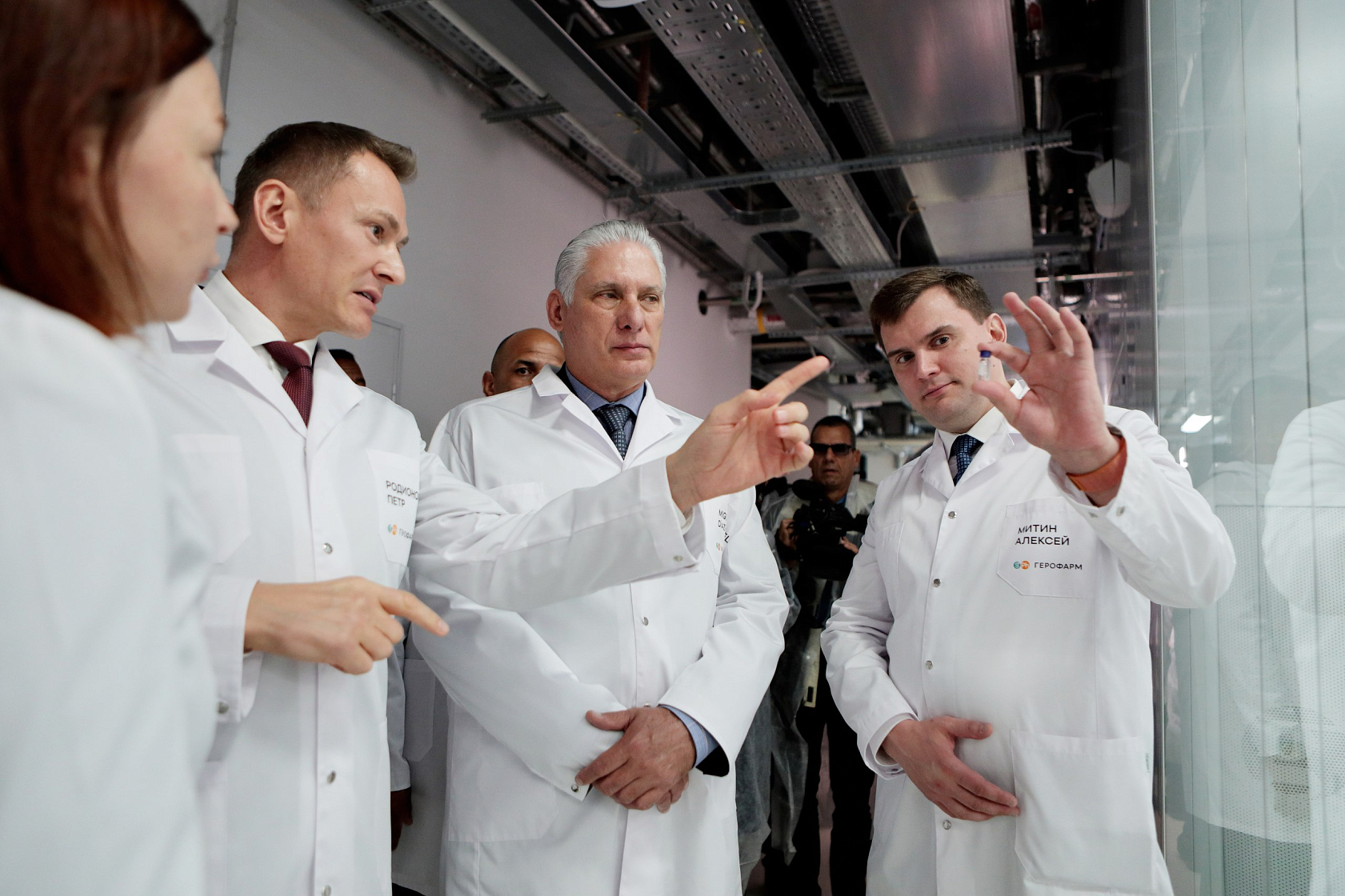 Президент Кубы посетил завод ГЕРОФАРМ в Санкт-Петербурге